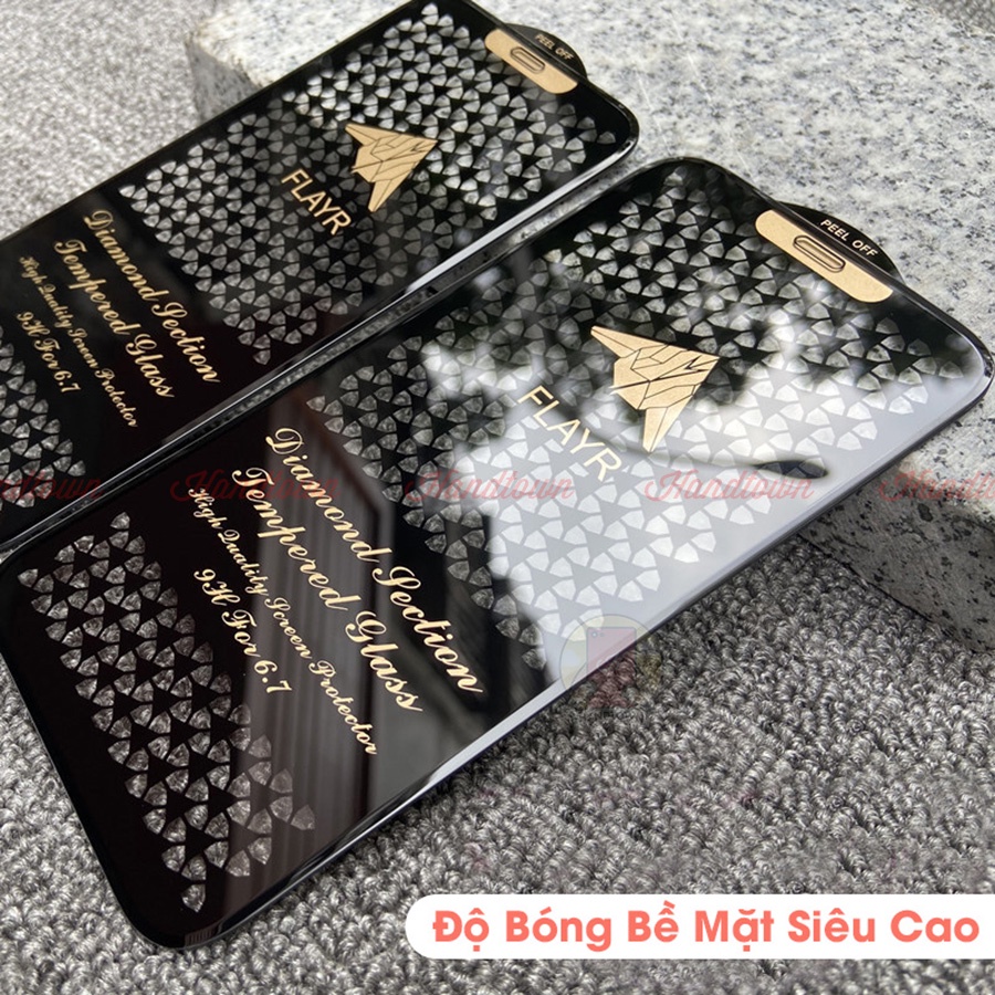 Cường Lực iP FLAYR Phủ Nano Độ Bóng Cao Chống Vân 13/13Pro/13ProMax/12/12 Pro/12 Pro Max/11/11 Pro/11 Pro Max/XR/XS