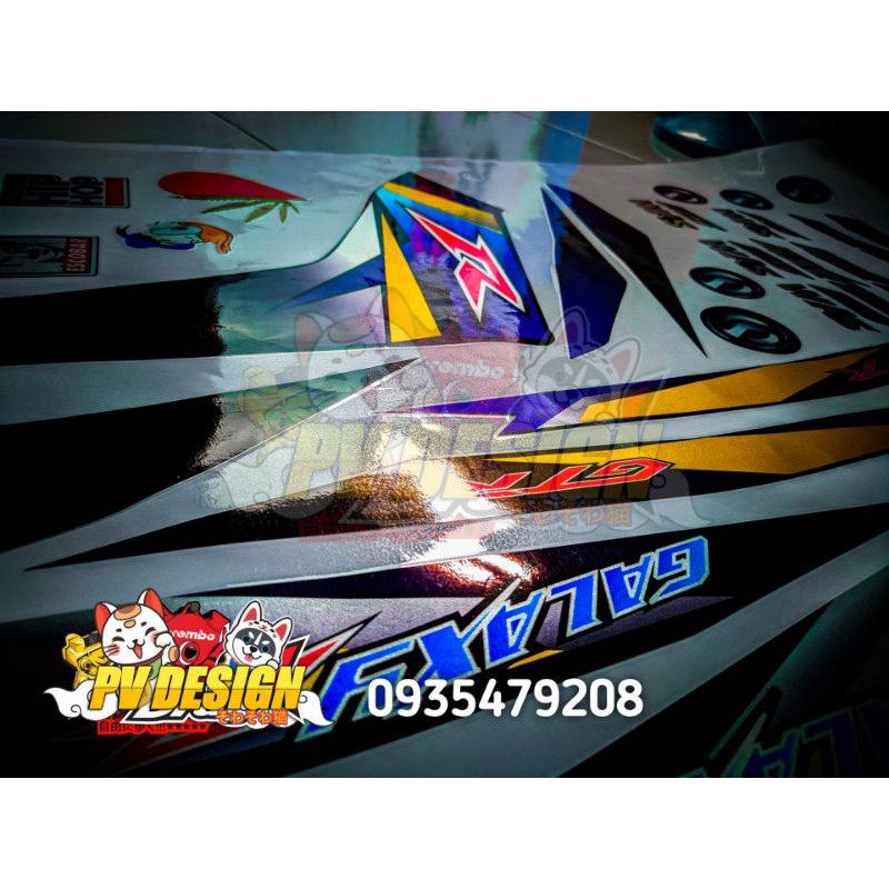 Tem galaxy R phối màu