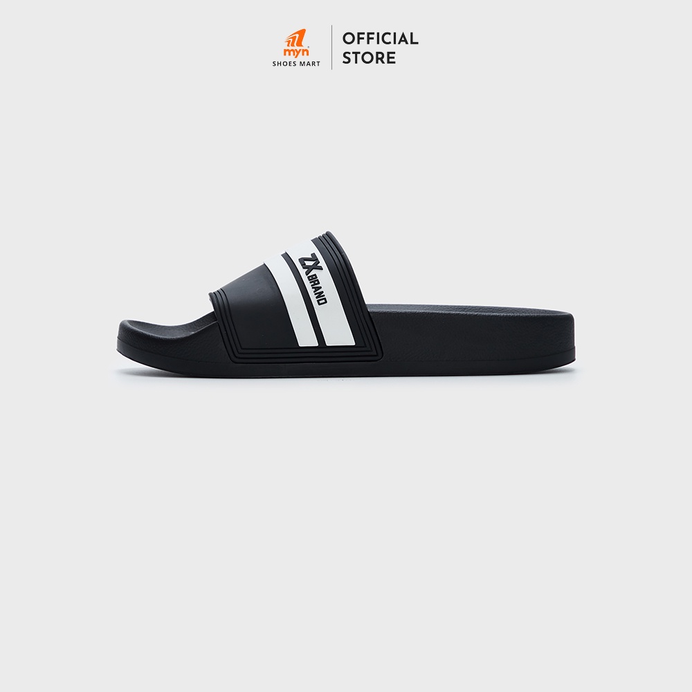 Dép quai ngang ZX Brand Màu đen sọc trắng