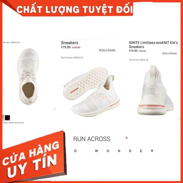 Giày IGNITE Limitless SR evoKNIT hiệu PUMA TOP CHAY Có Sẵn Có Sẵn . * ཾ