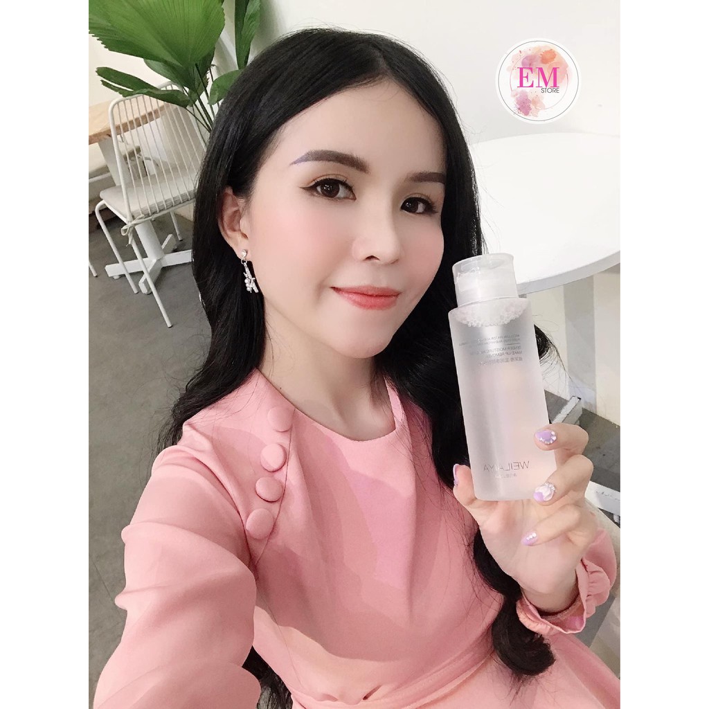 Nước tẩy trang thảo mộc weilaiya Tender Moisturizing Deep Make-up Remover 300ml