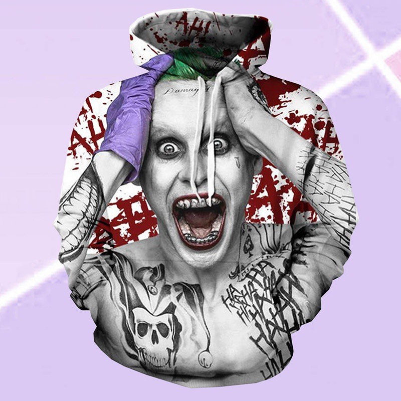 Áo khoác hoodie nam in hình Joker độc đáo cá tính | BigBuy360 - bigbuy360.vn