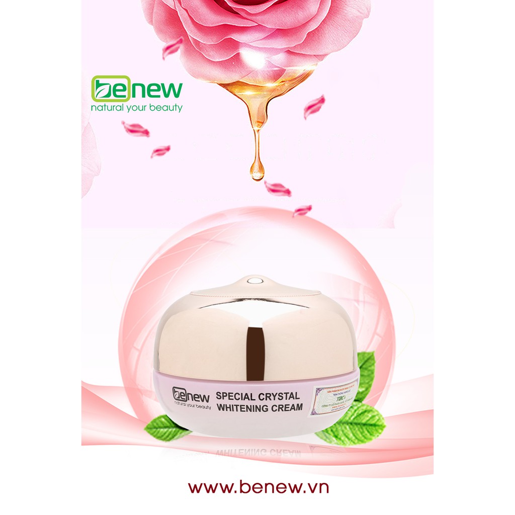 Kem dưỡng trắng da BENEW Special Crystal Whitening Cream 50ml