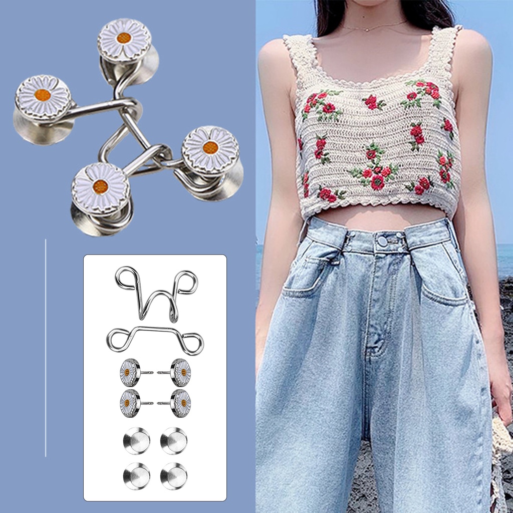 Nút thắt lưng quần jeans Bluelans chống mòn thông dụng