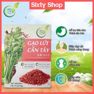 Bột gạo lứt cần tây, kết hợp gạo lức cần tây nhân đôi hiệu quả, giảm cân tiêu mỡ vượt bậc