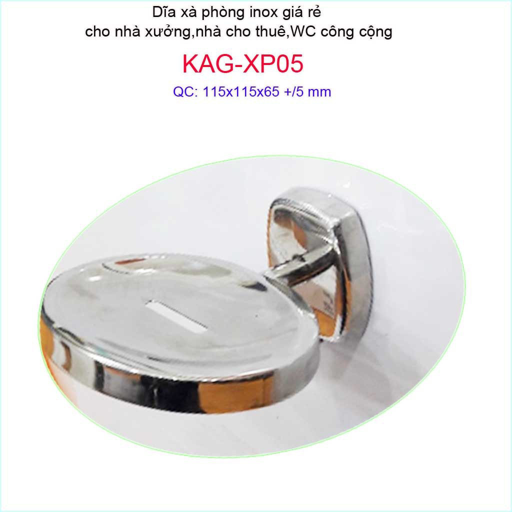 Dĩa xà phòng Inox 304, kệ đựng xà bông cục KAG-XP05