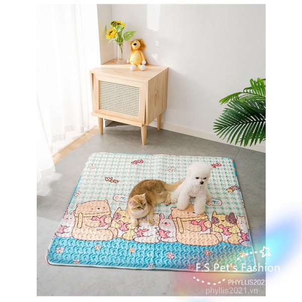 ♡ F.S ♡Thảm Trải Sàn Cho Thú Cưng Đa Chức Năng, Thảm Sofa/Mèo Con Chó/Thảm Chó Mèo Cotton/Cho Bé Bò