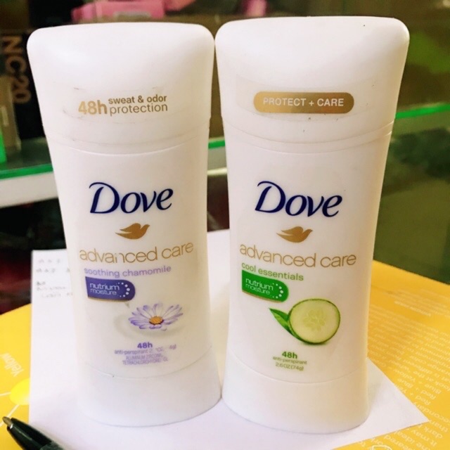 Lăn khử mùi dạng sáp Dove Advanced Care Cleartone 48h loại 74g