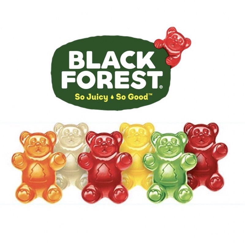 Kẹo dẻo hữu cơ hình gấu Black Forest cho bé ăn dặm