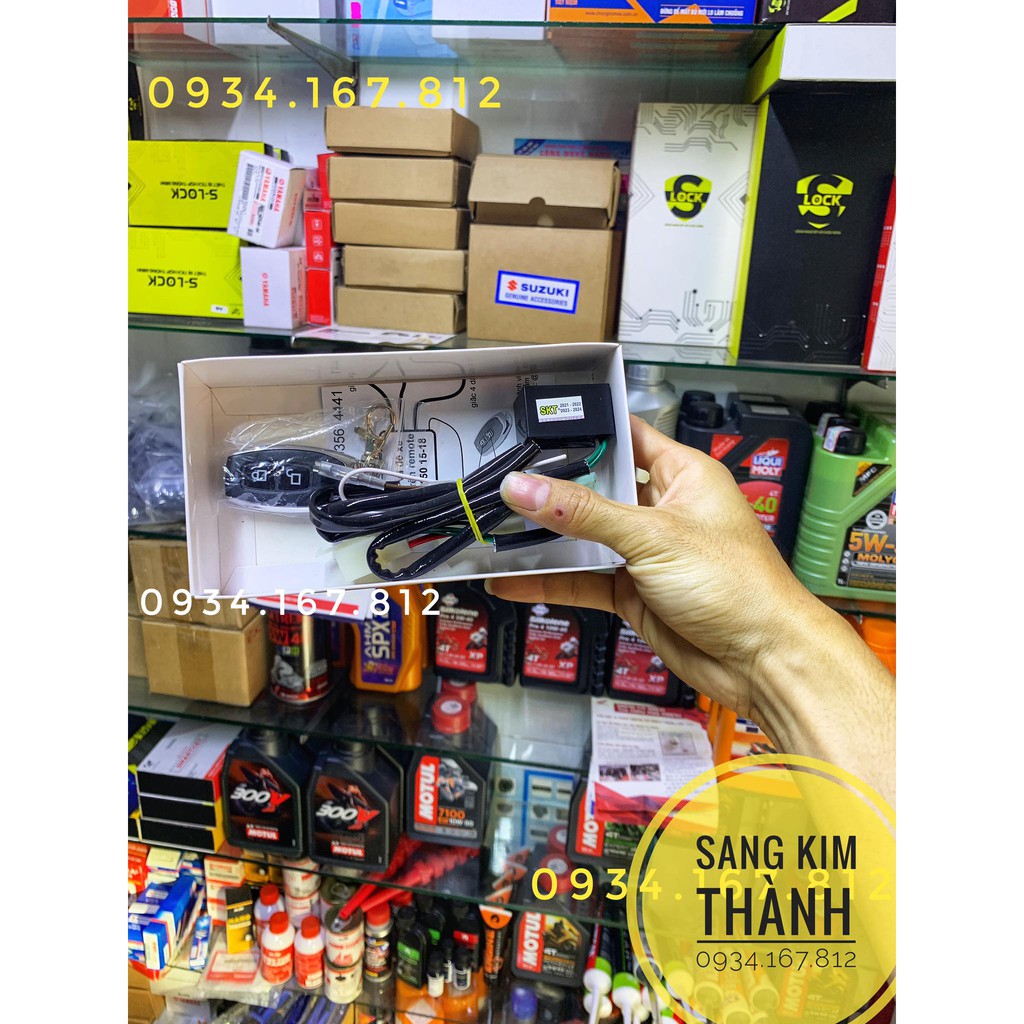 Mạch Tắt Mở Điện Xe và Đề Từ Xa Không Cần Chìa Khoá Cho Xe Exciter 150