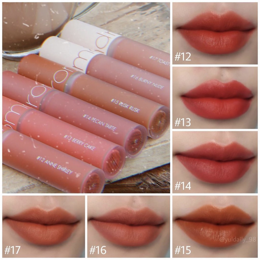 Son kem mịn mượt Romand Zero Velvet Tint Mới | BigBuy360 - bigbuy360.vn