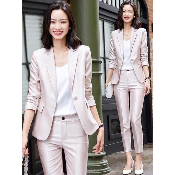Bộ vest nữ cao cấp kiểu dáng sang trọng QCNP3218