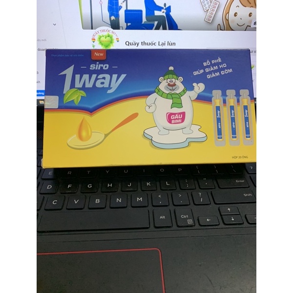 Siro 1 way  bổ phế giảm ho, long đờm