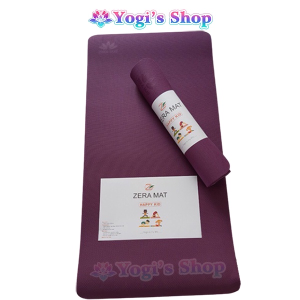 Thảm Tập Yoga Trẻ Em Zera Mat TPE 6mm 1 Lớp Kèm Túi Đựng Thảm | Thảm Yoga Kid