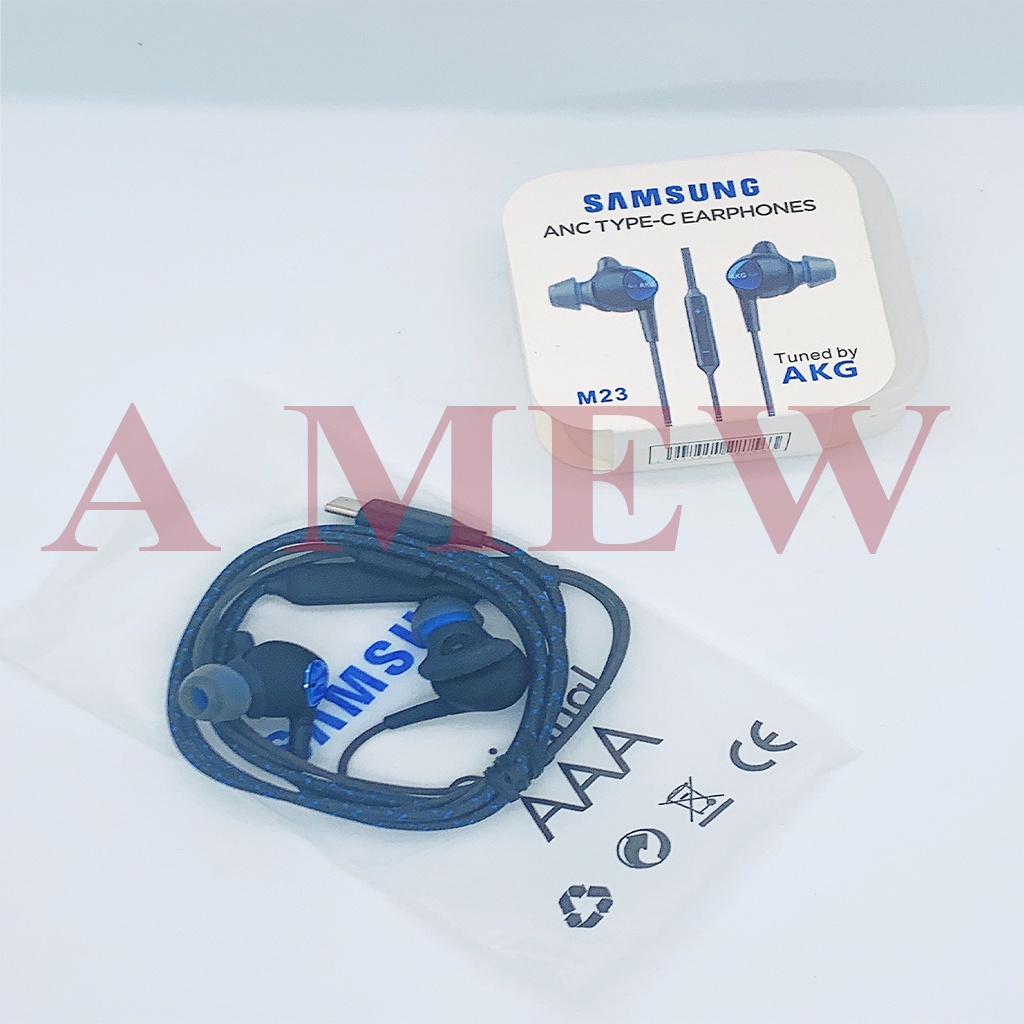 Tai Nghe AKG M23 Nhét Tai Type-C Chống Rối Có Mic, Tai Nghe Dây Cho Điện Thoại Android -A MEW