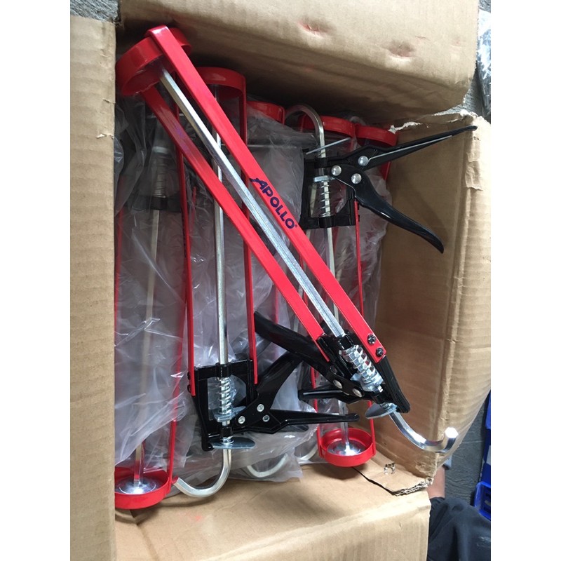 Súng bắn keo silicone bằng inox chính hãng Apollo