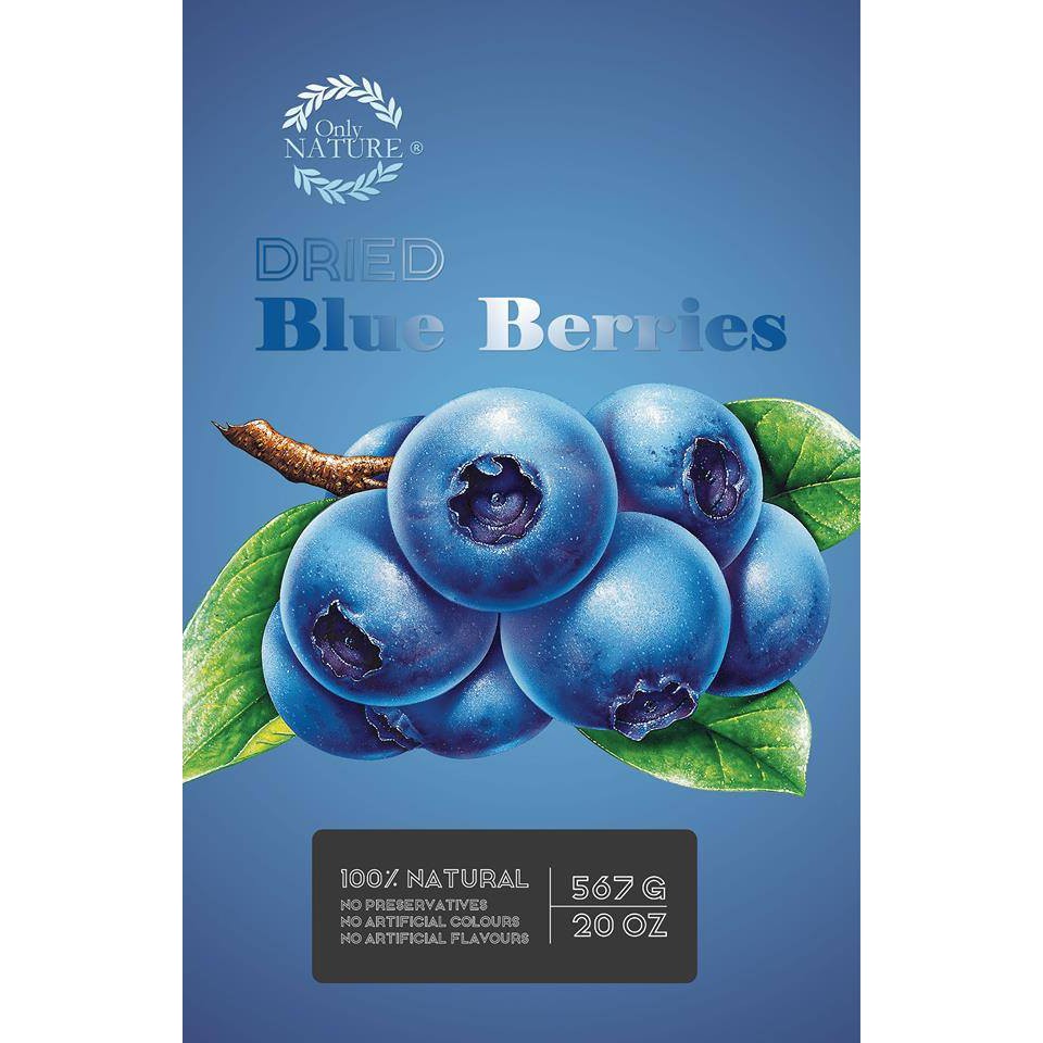 Việt Quất Sấy Khô Only Nature 450g/túi - Dried Bluberries