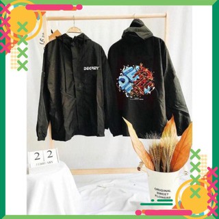 [Lên đồ là Sang]  Áo Khoác Dù Degry Unisex Siêu Chất