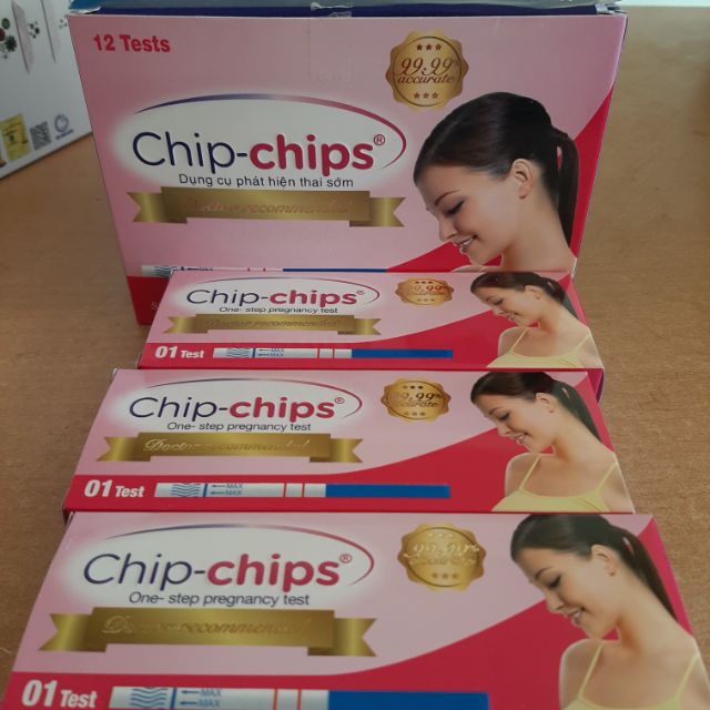 Combo 10 que thử thai chipchip