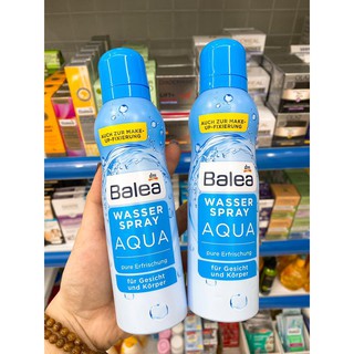 Xịt khoáng Balea Aqua Wasserspray với thành phần nước tinh khiết, muối biển và các khoáng chất - Hàng nội địa Đức