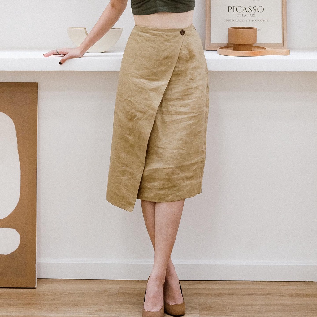 Chân Váy Dáng Dài - Linen - Lila Skirt - PHUTA