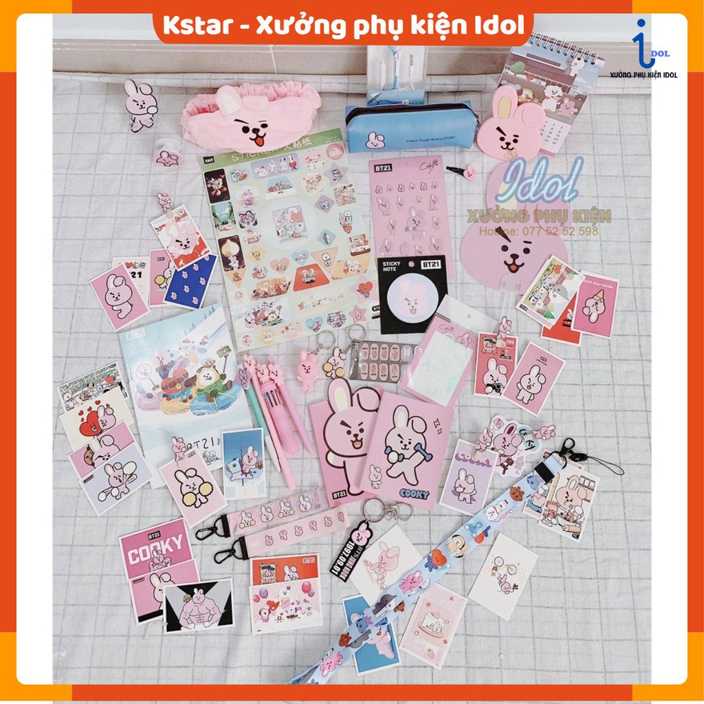 Combo phụ kiện 29 món Cooky Tata Chimmy Shooky Mang Koya RJ