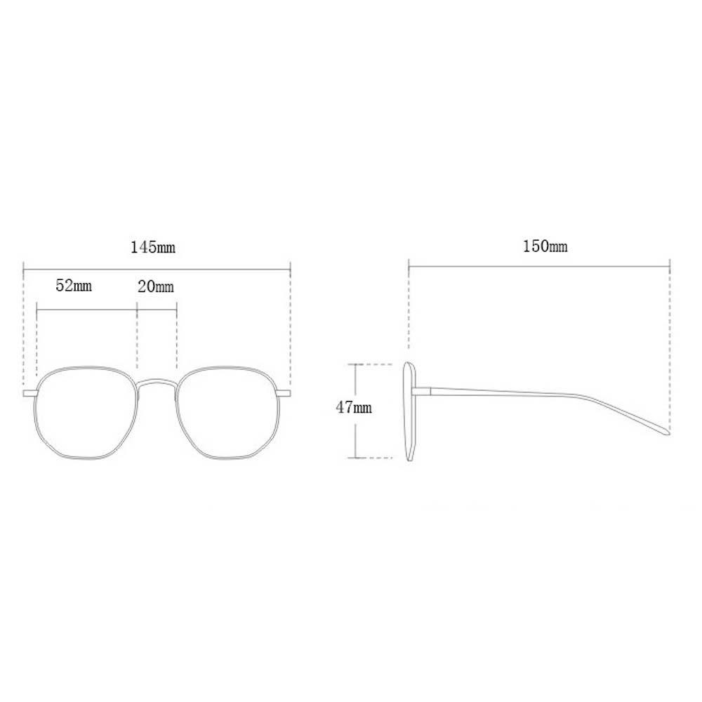 Mắt Kính Gọng Vuông Lớn Chống Bức Xạ Thời Trang Cho Nữ