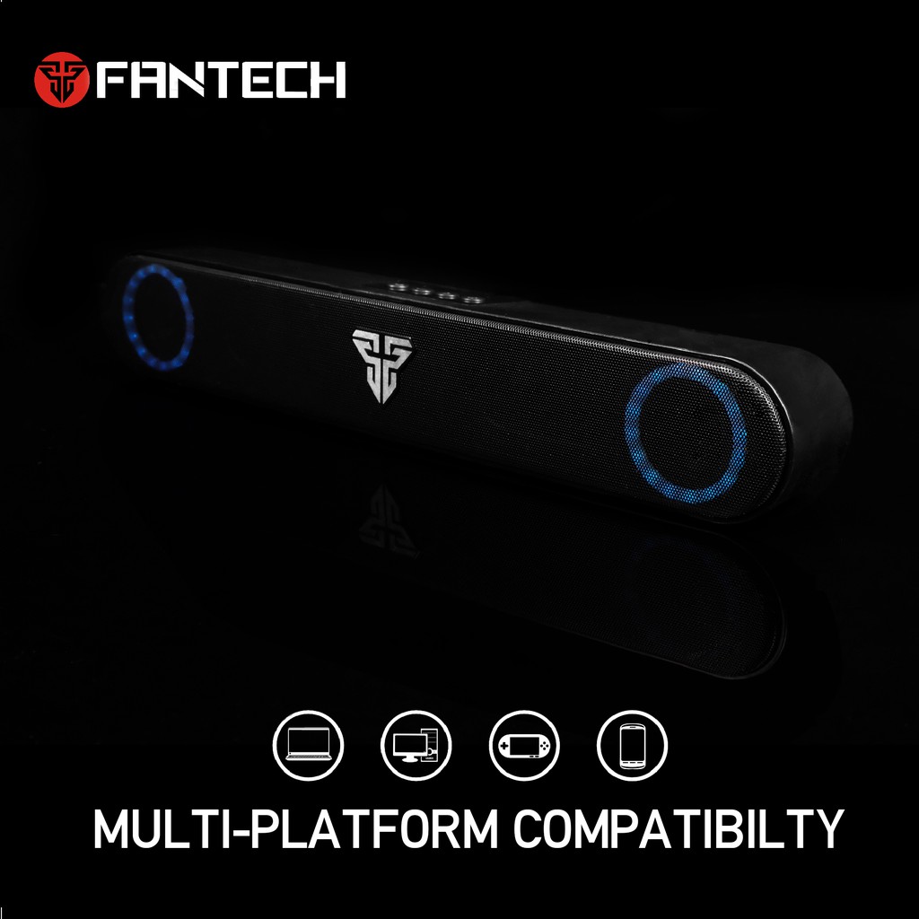 Loa Bluetooth Có Đèn LED Nháy Theo Âm Bass FANTECH BS150 Hỗ Trợ Thẻ Nhớ TF và USB - Hàng Chính Hãng
