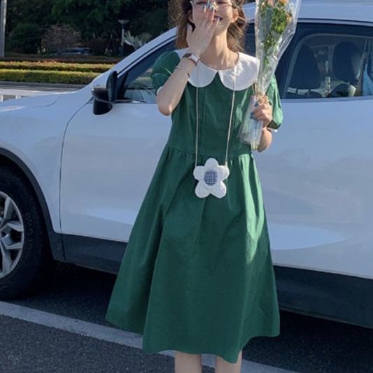 Đầm Cổ Búp Bê Thiết Kế Mới Xinh Xắn Thời Trang Dành Cho Nữ