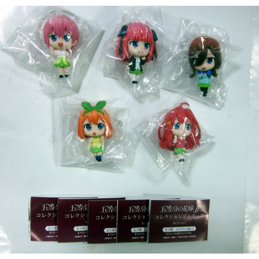 Mô hình Gacha Gotoubun no Hanayome RICH vol1 - Bushiroad