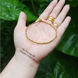 Vòng Tay Dây Ngũ Sắc ( để lại size cổ tay )