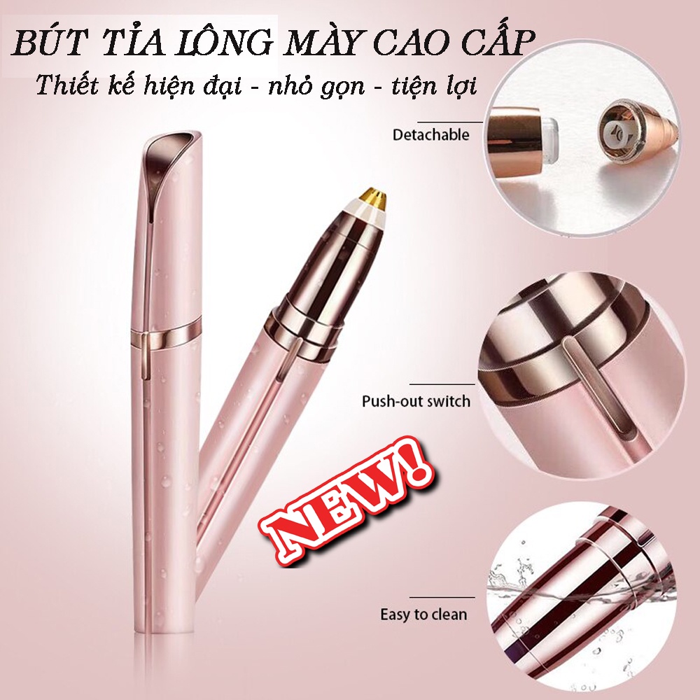 Bút Tỉa Lông Mày Cao Cấp - Máy Tỉa lông Thẩm Mỹ Cho Phái Đẹp - Máy tỉa chính hãng bảo hành 6 tháng - Beeshop166