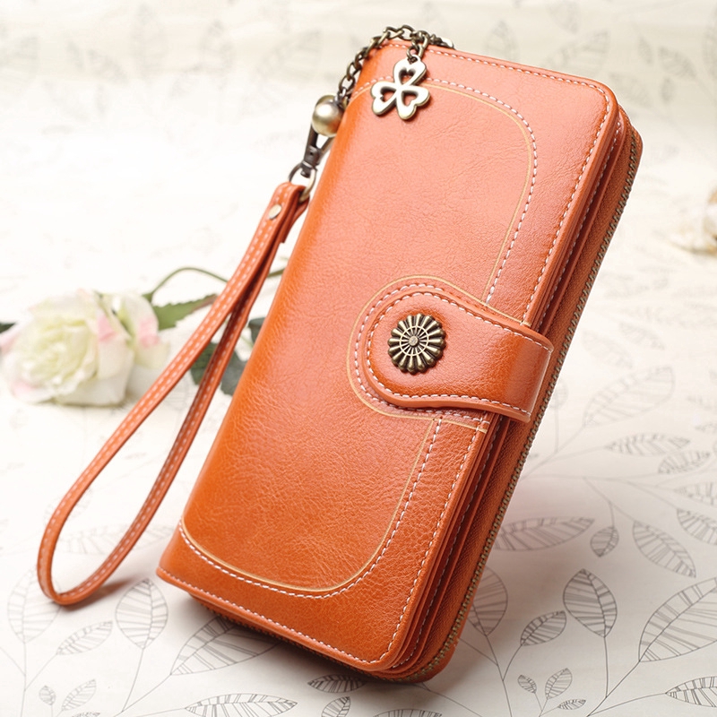 Luxury Fashion Women Wallet Thanh Long Leather