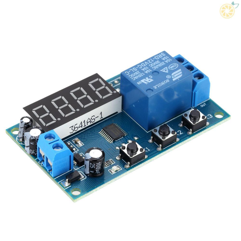 micc-Multifunction Delay Time Module Switch Control Relay Cycle Timer DC 12V
