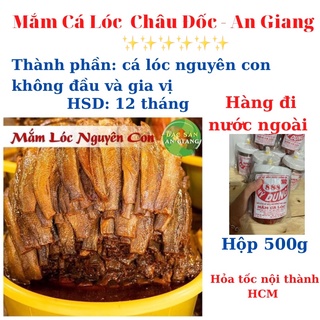 Mắm cá lóc nguyên con, mắm Châu Đốc đóng hộp hàng đi nước ngoài