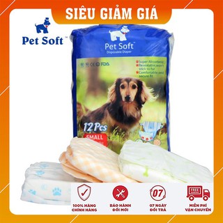TÃ PETSOFT CÁI CHO CHÓ MÈO 😍FREESHIP 50K😍CAO CẤP SIÊU THẤM HÚT VỚI LƯỢNG NƯỚC LÊN ĐẾN 250ML