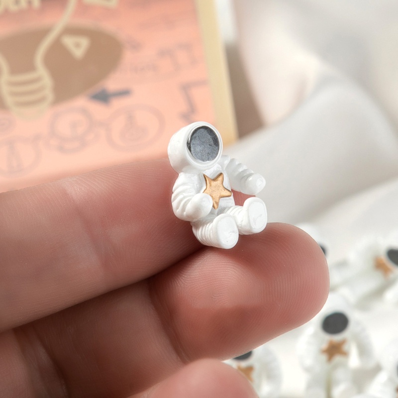 Brroa Set 10 Mặt Vòng cổ Làm Trang Sức Hình Phi Hành Gia