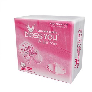 Khăn giấy vuông Blessyou 100 tờ