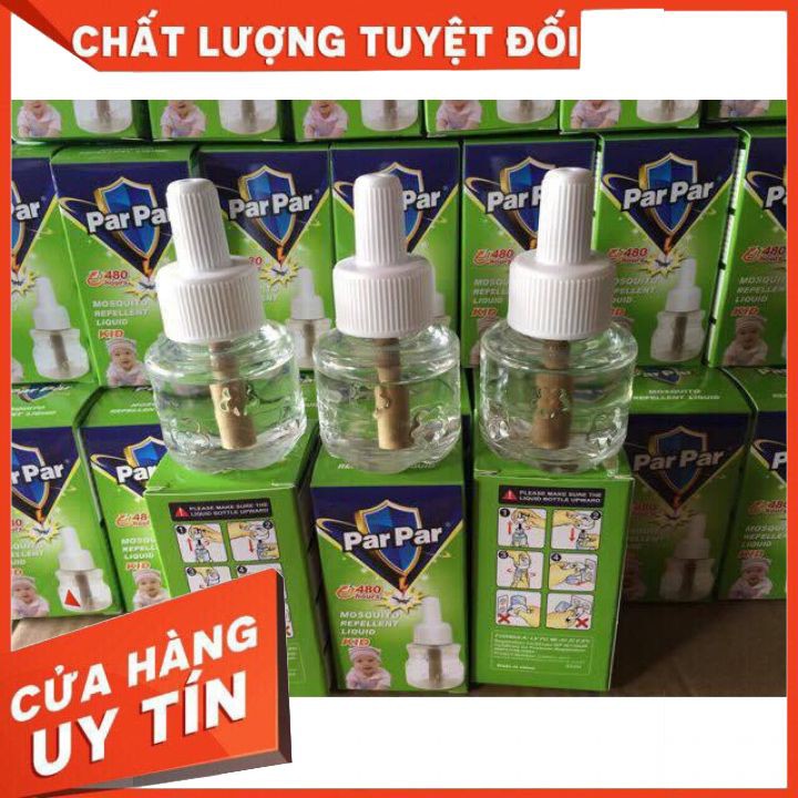 Tinh dầu parpar ( vỏ màu xanh ) an toàn tuyệt đối cho người sử dụng ♥️ đuổi muỗi 24h hiệu quả cao ♥️♥️