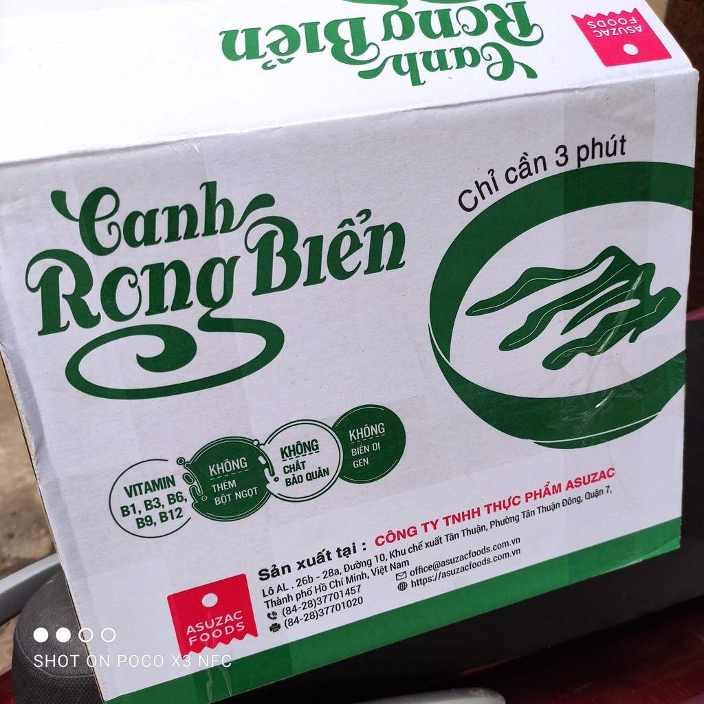Canh rong biển đậu hủ ăn liền - combo 4 gói
