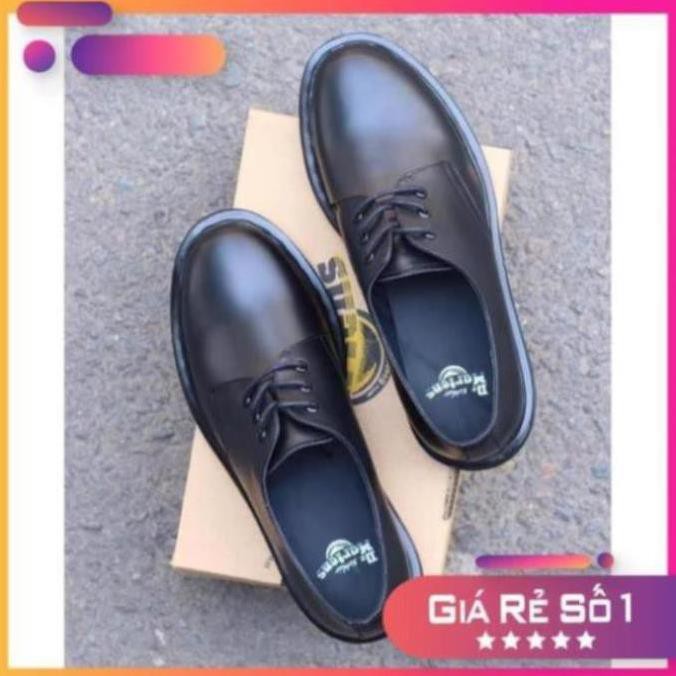 [Sale 3/3] Giày Da Bò 1461 2020 Full Black .Giày Dr.Martens Thailand Chính Hãng(1461.F.Black) Sale 11