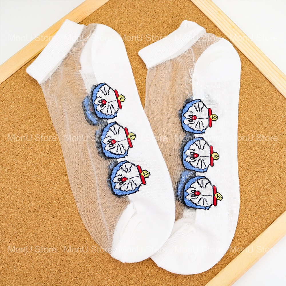 Tất vớ lưới cổ thấp DORAEMON DOREMON dễ thương cute MON0228 TooYoo