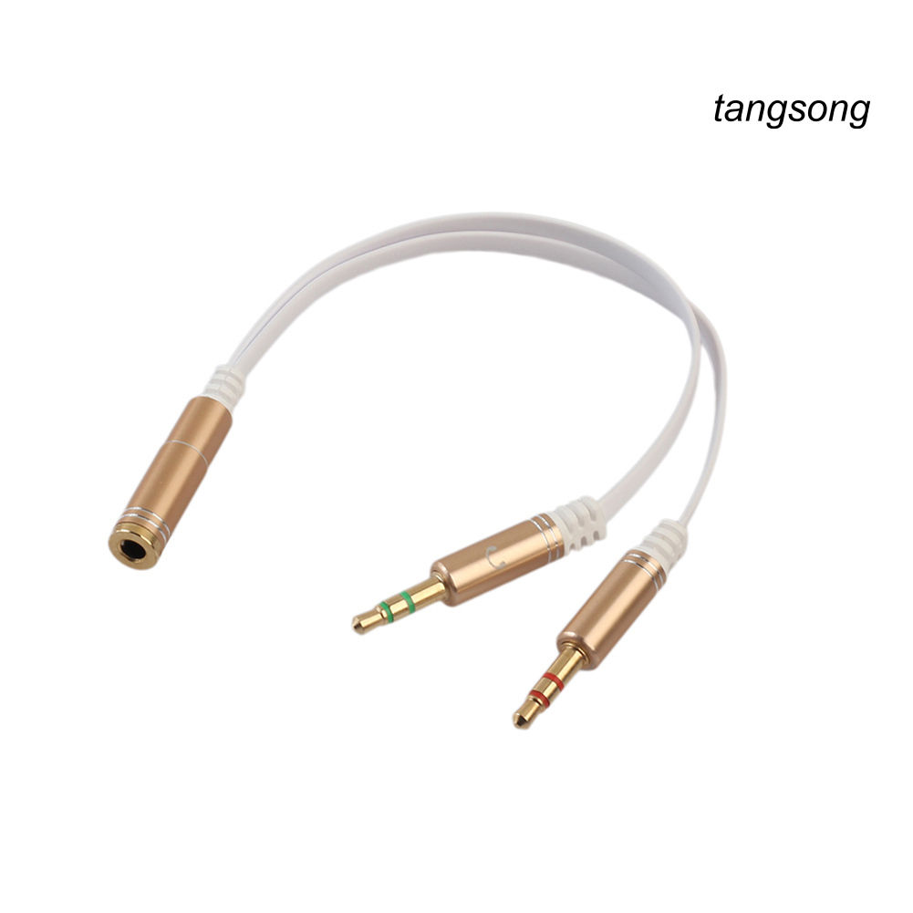 Cáp Chia Âm Thanh Tai Nghe 2 Đầu Dương Sang 1 Đầu Cái Ts-3.5Mm