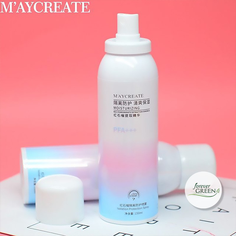 Xịt Chống Nắng Trắng Da Maycreate 150ml SPF35_FG023