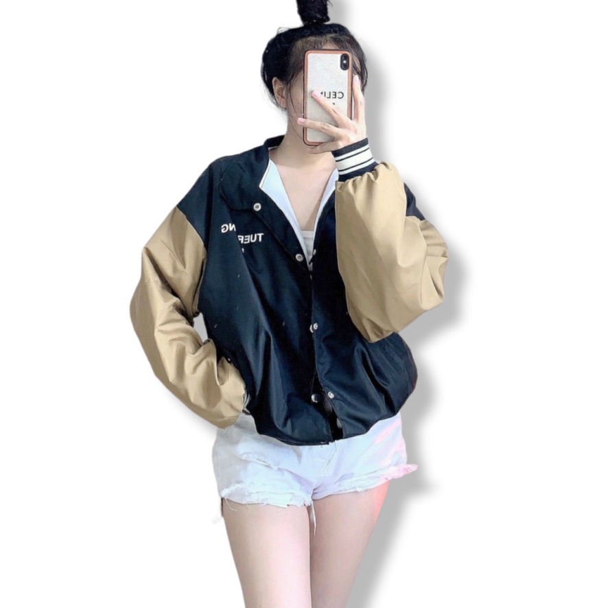 Áo Khoác Bomber Nữ 2 Lớp HP99 Mẫu Mới HOT- NGỌC HÂN FASHION  - ĐĂNG QUANG FASHION