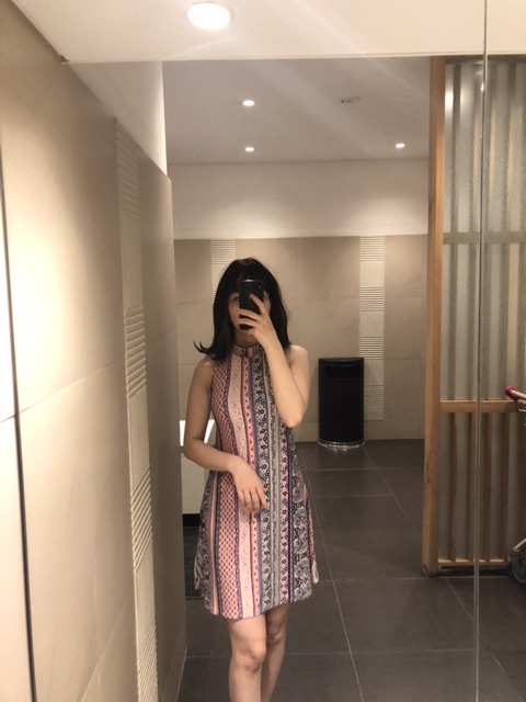 Váy cotton ghi le hàng xk VCTS0121001 | BigBuy360 - bigbuy360.vn