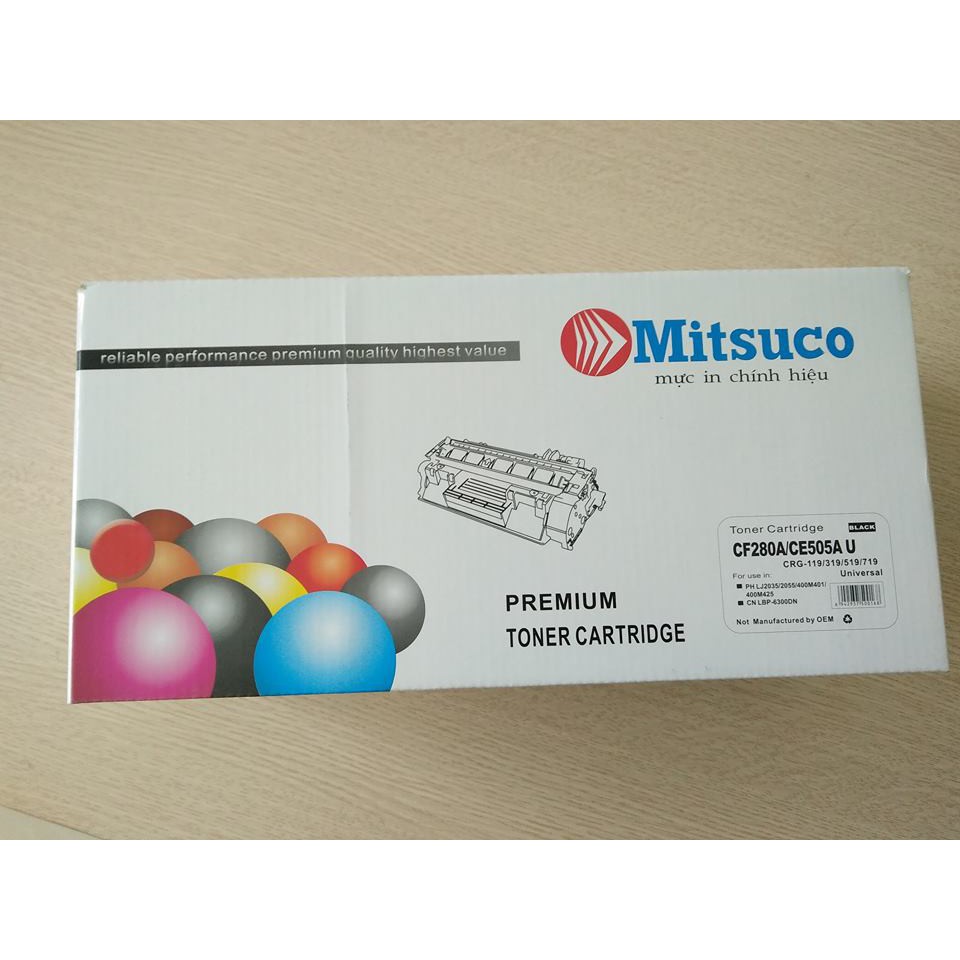 Mực Mitsuco CF280A/CC505A dành cho máy in HP  2035/2055/4300DN