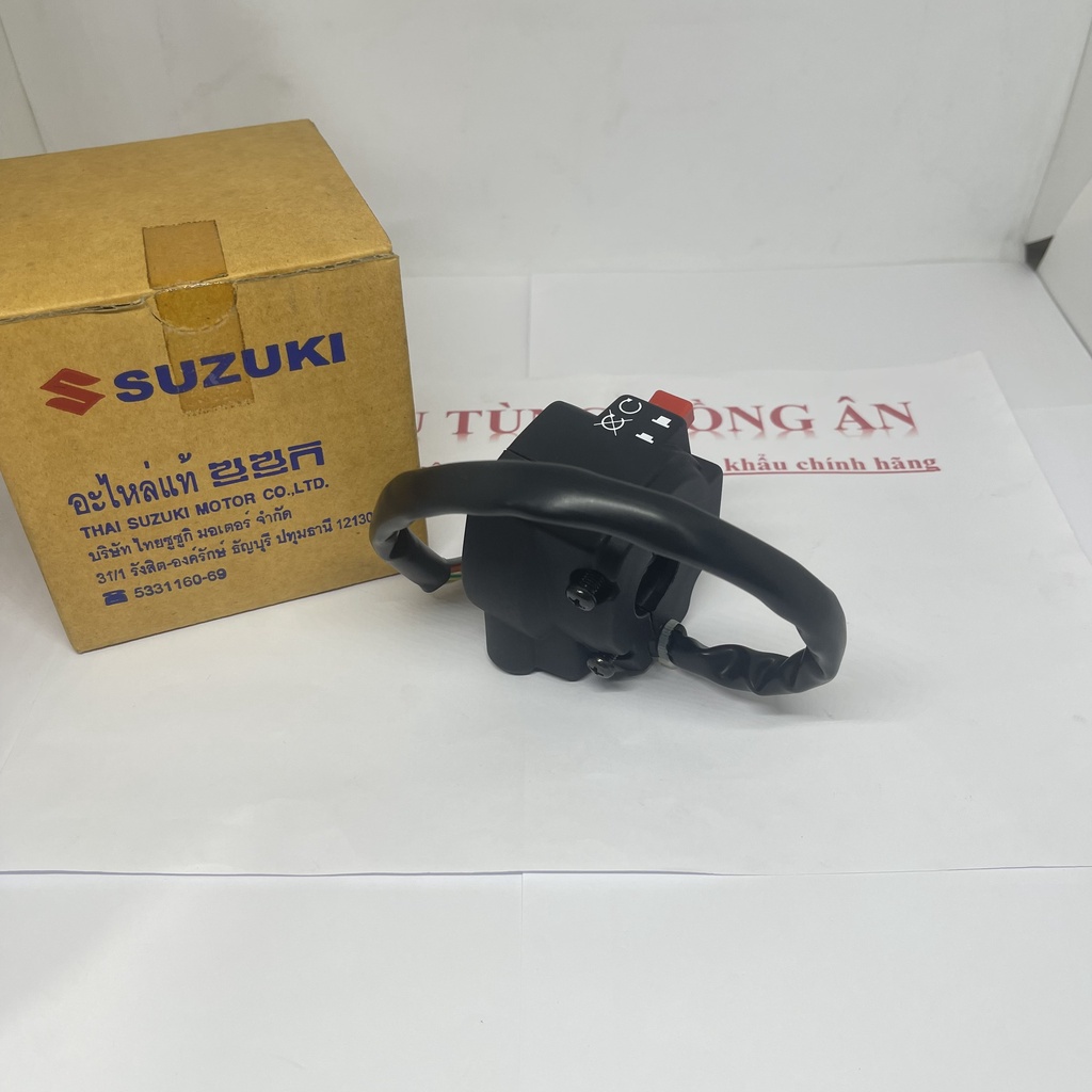 Cùm công tắc Satria 120, Viva 110, RGV 120, RGX  nhập khẩu chính hãng Suzuki Thailand - PT HỒNG ÂN