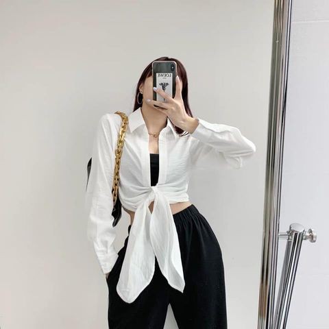 Rập áo sơ mi cột nơ mã 1134- giấy A0