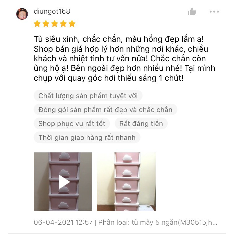 [Tủ nhựa] [Tủ nhựa cho bé ] cho mẹ &amp; bé chính hãng Yeya QUA TANG KHAU TRANG CHO BE +VONG DAU TAM +THIA BAO NONG